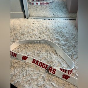 university of wisconsin white and red belt